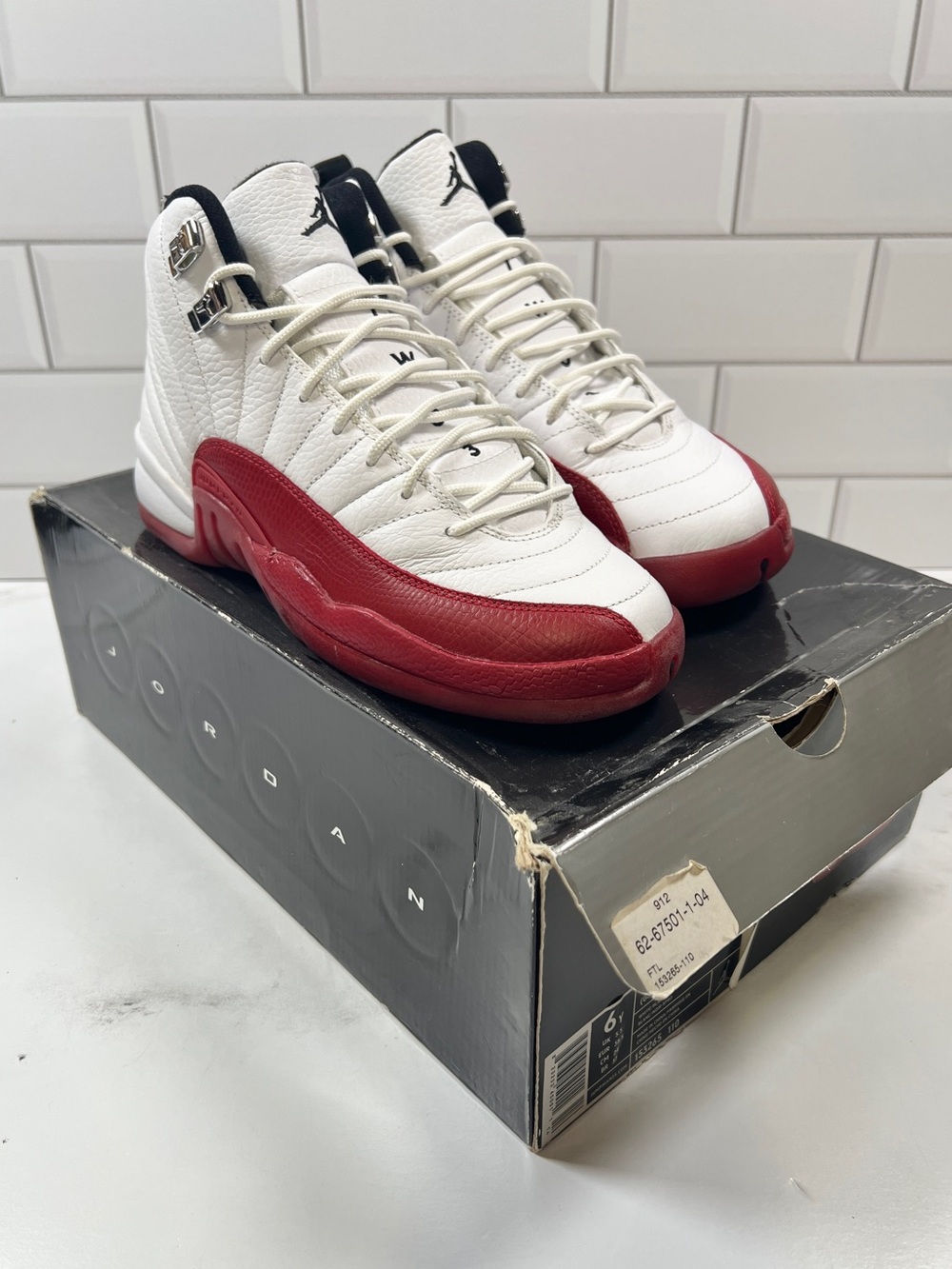 Nike Retro Air Jordan Jordans Cherry 12s 12 GS Gradeschool Red 2009